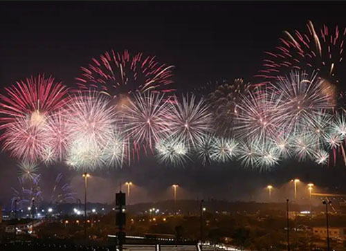 永登县焰火晚会